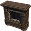 Breton Fireplace, Wooden