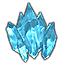 Blue Crystal Cluster, Large