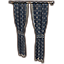 Elsweyr Curtains, Tied-Back Blue