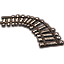 Minecart Track, Curved