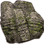 Boulder, Round Mossy Striated