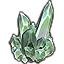 Amethyst Crystals, Teal Cluster