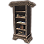 Solitude Bookcase, Narrow Noble Filled