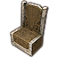 Dwarven Chair, Ornate Polished