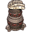 Tide-Born Pot, Shell-Topped