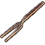 Tide-Born Serving Fork, Wooden