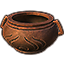 Druidic Pot, Wide Clay