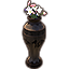 Necrom Vase, Elegant Rounded Floral
