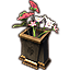 Necrom Vase, Small Square Floral
