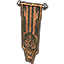 Necrom Banner, Medium Bronze-Stitched
