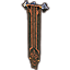 Necrom Banner, Narrow Bronze-Stitched