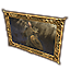 A Hero Strides Forth Painting, Gold