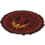 Fire Drake Rug, Round