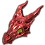 Ruby Dragon Skull