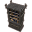 Worm Cult Bookcase, Filled