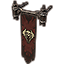 Worm Cult Banner, Hanging Red